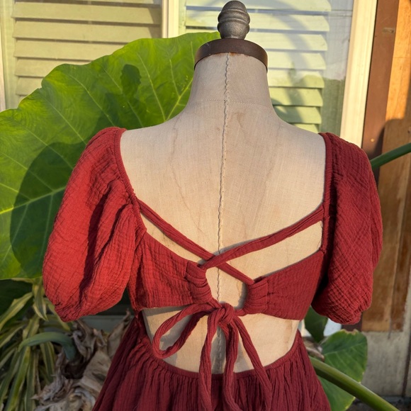 Puff sleeve Fall romper 🐙 - Picture 5 of 7